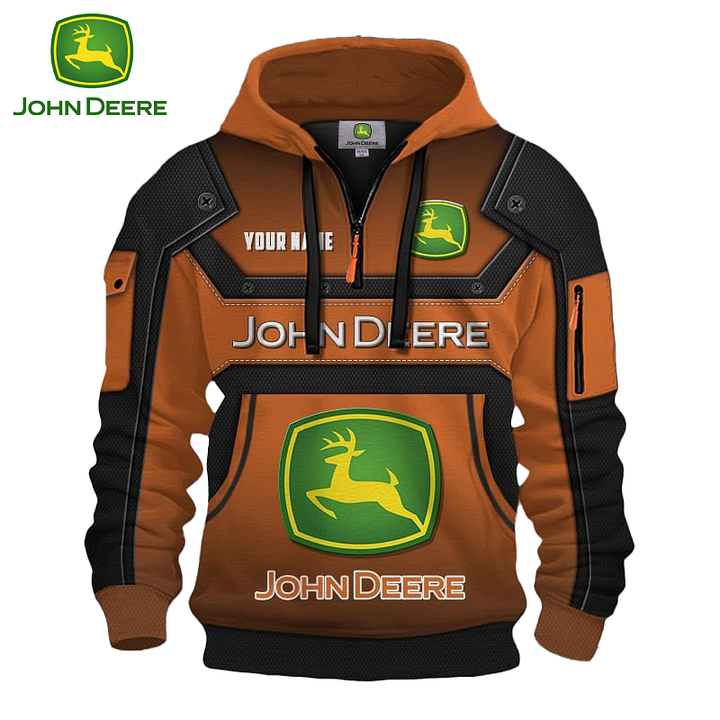 John Deere® 2020: nova camisola desportiva para atividades ao ar livre com forro de caxemira
