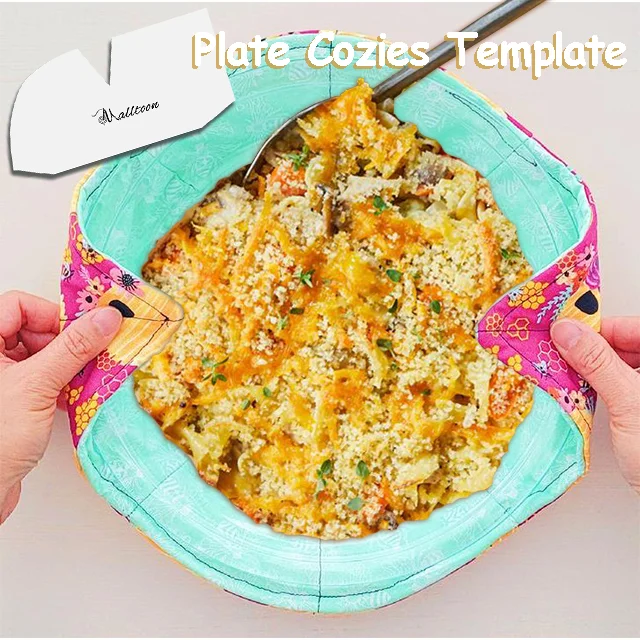 Hands Saver Plate Cozies Template