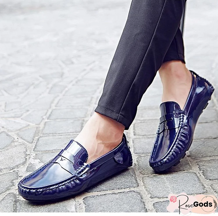 Big Size Men Leather Shoes Slip On Men Loafers Fashion Casual Men Shoes Male Flats Shoes