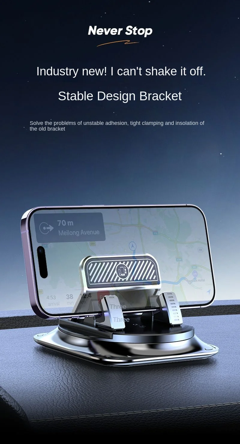 Car dashboard mobile phone holder