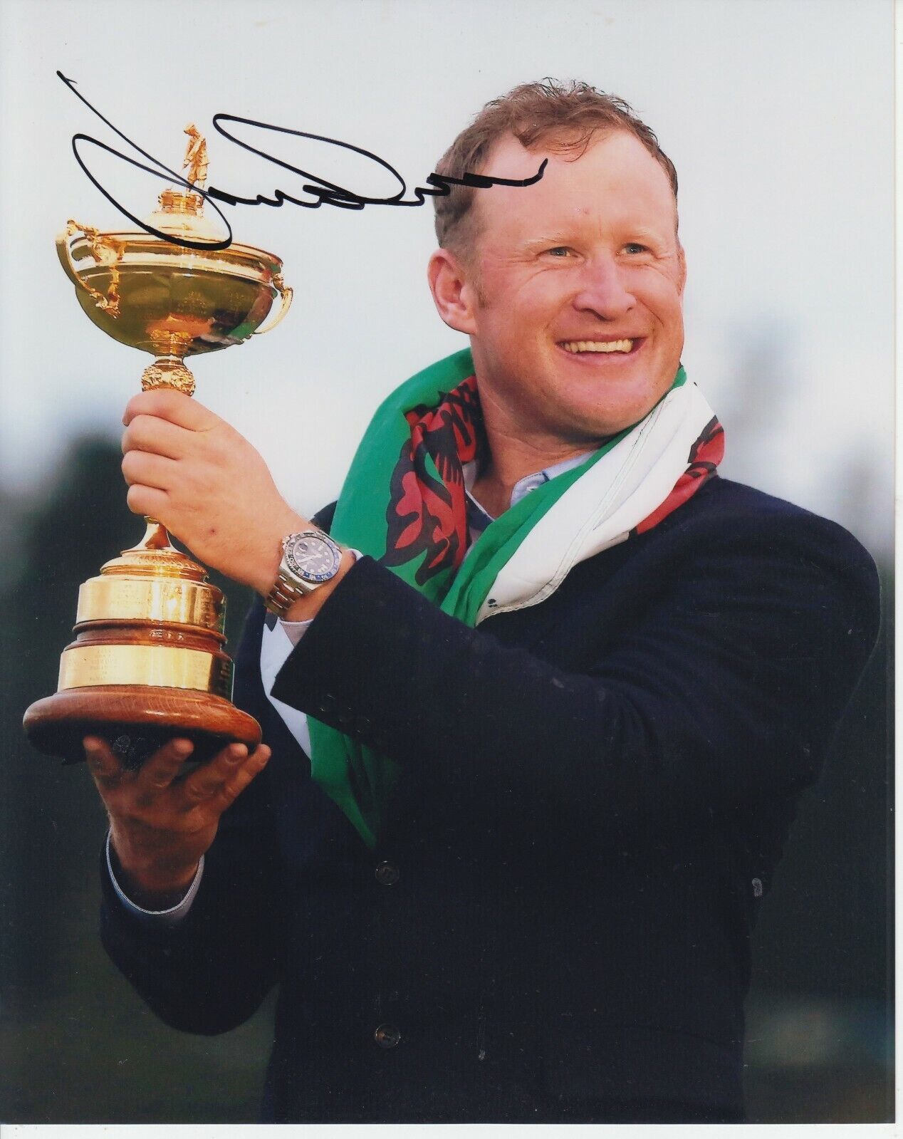 Jamie Donaldson Ryder Cup 8x10 Signed Photo Poster painting w/ COA Golf #1