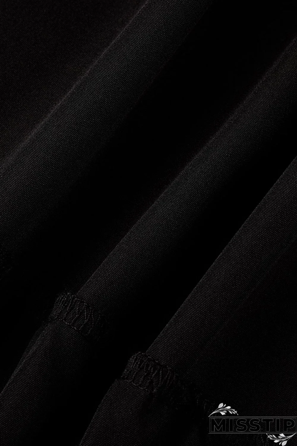 Black Casual Solid Patchwork Buckle Turndown Collar A Line Dresses