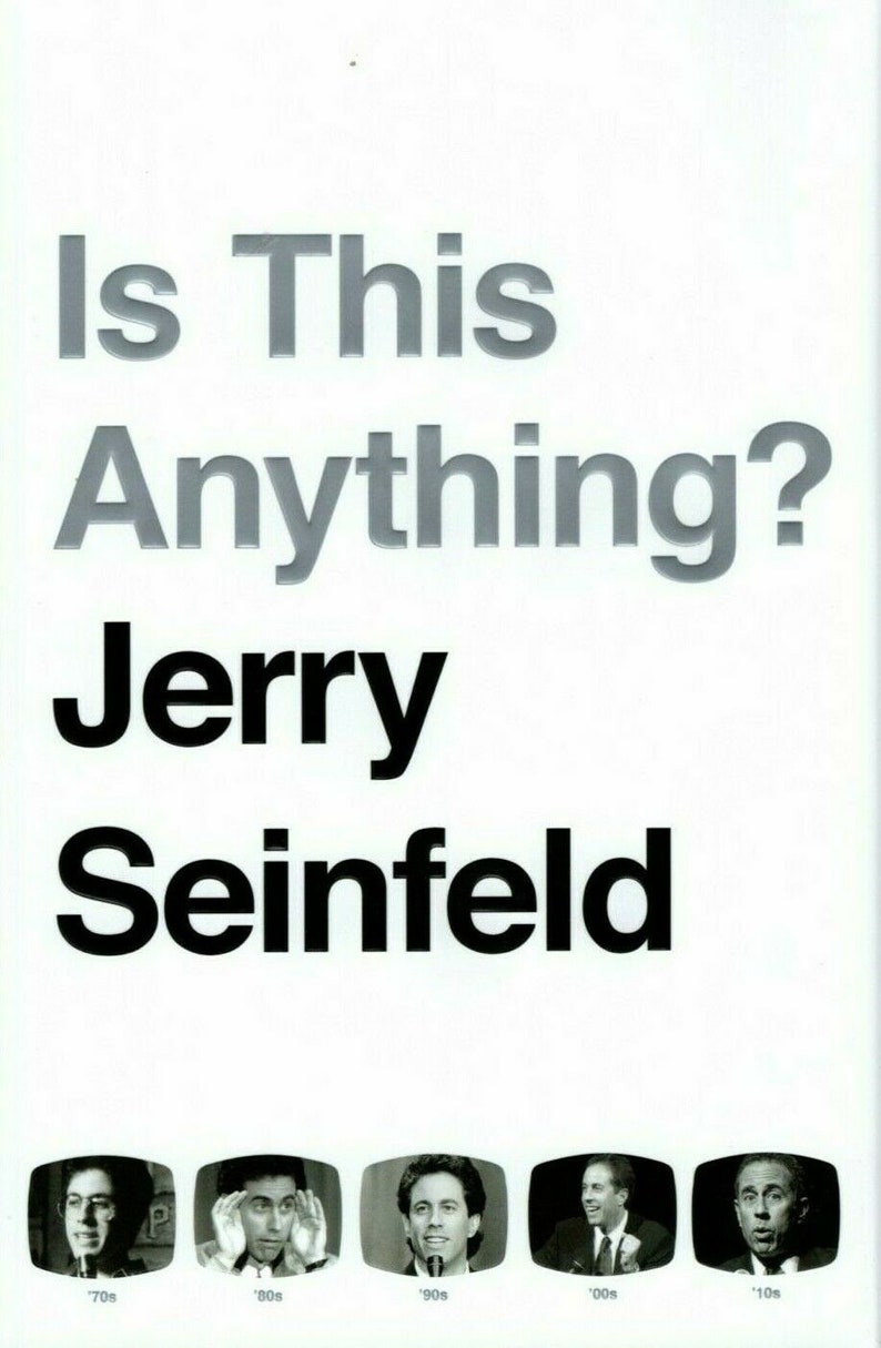 Jerry seinfeld signed autographed 1st edition book