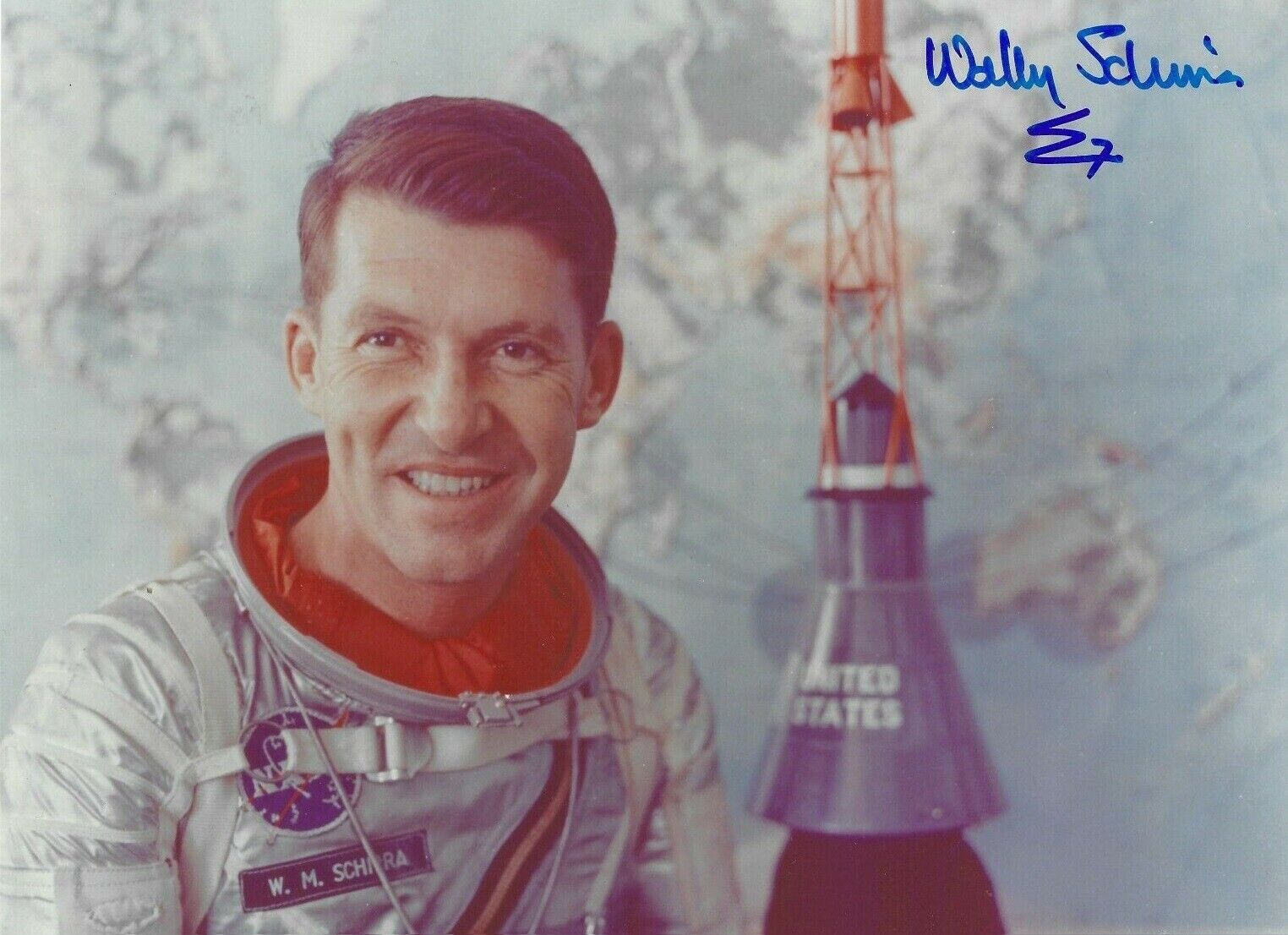 Wally Schirra Autographed Signed 8x10 Photo Poster painting ( Apollo 7 ) REPRINT