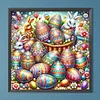 Diamond Painting -DIY Round Drill Easter Egg Mountain(40x40cm)