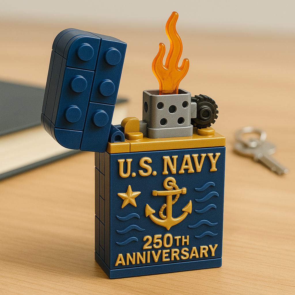 250th Anniversary Military Commemorative Brick Lighter Model