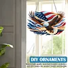 Independence Day American Flag Eagle - 5D DIY Pendant