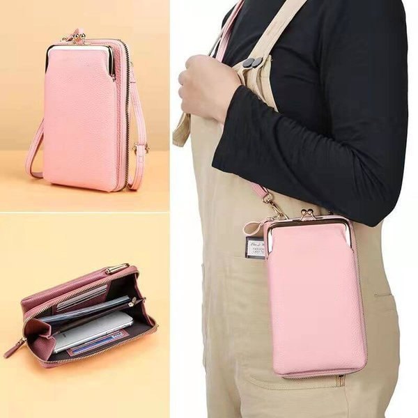 Women Phone Bag Solid Crossbody Bag