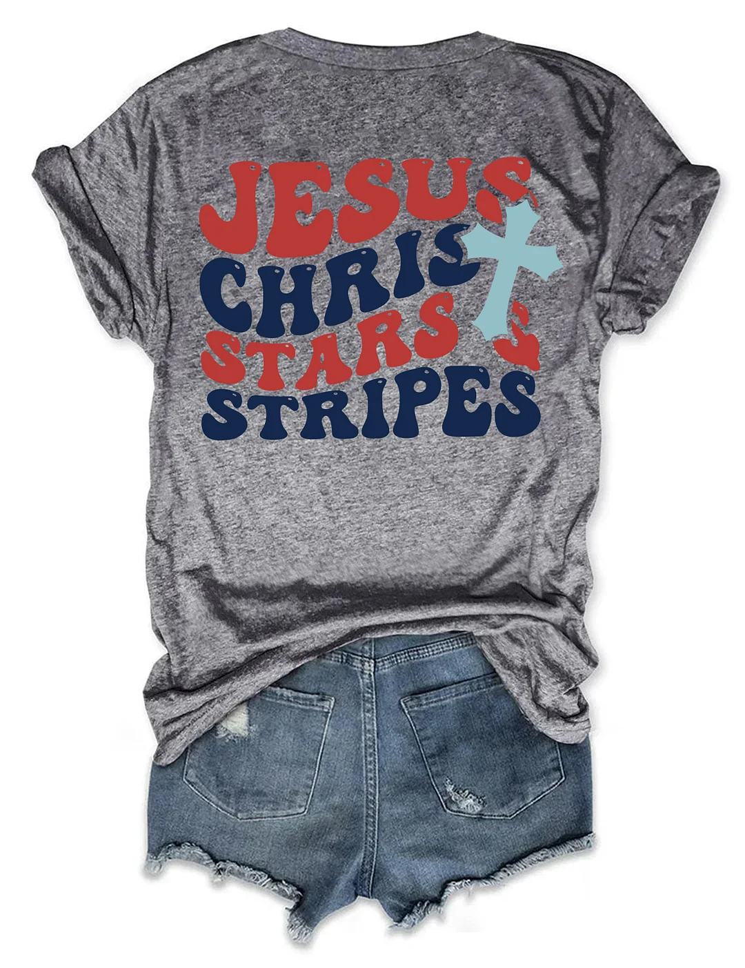 Jesus Christ Stars & Stripes T-shirt