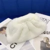 Fashion Elegant Clutch Bag Real Mink Fur Bags New 2024 Hot Selling Chain Dinner Bag Lady Handbag Designer Luxury Clutch Bag