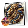 Diamond Painting-DIY Full Round Drill Lion(40*40CM)