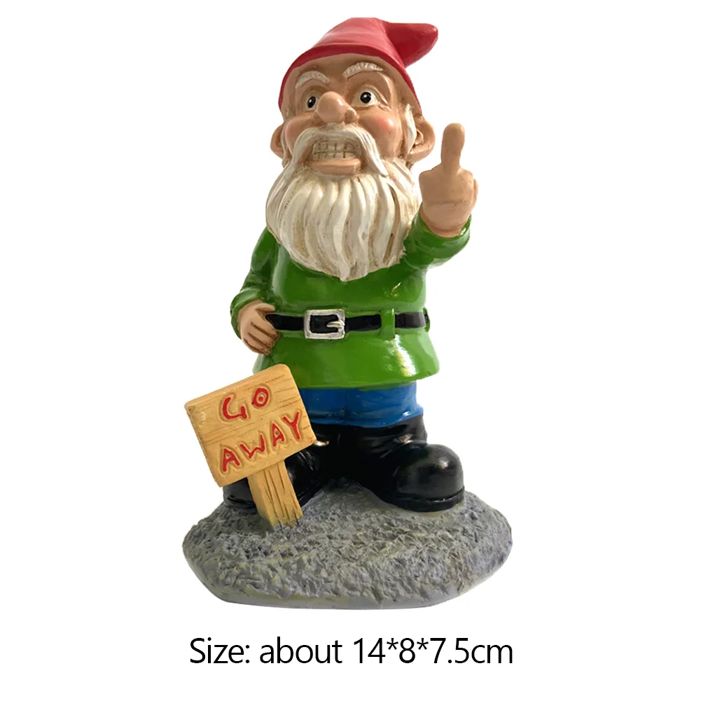 Garden Decorative Dwarf Model Resin Crafts Micro-Landscape Garden Statues