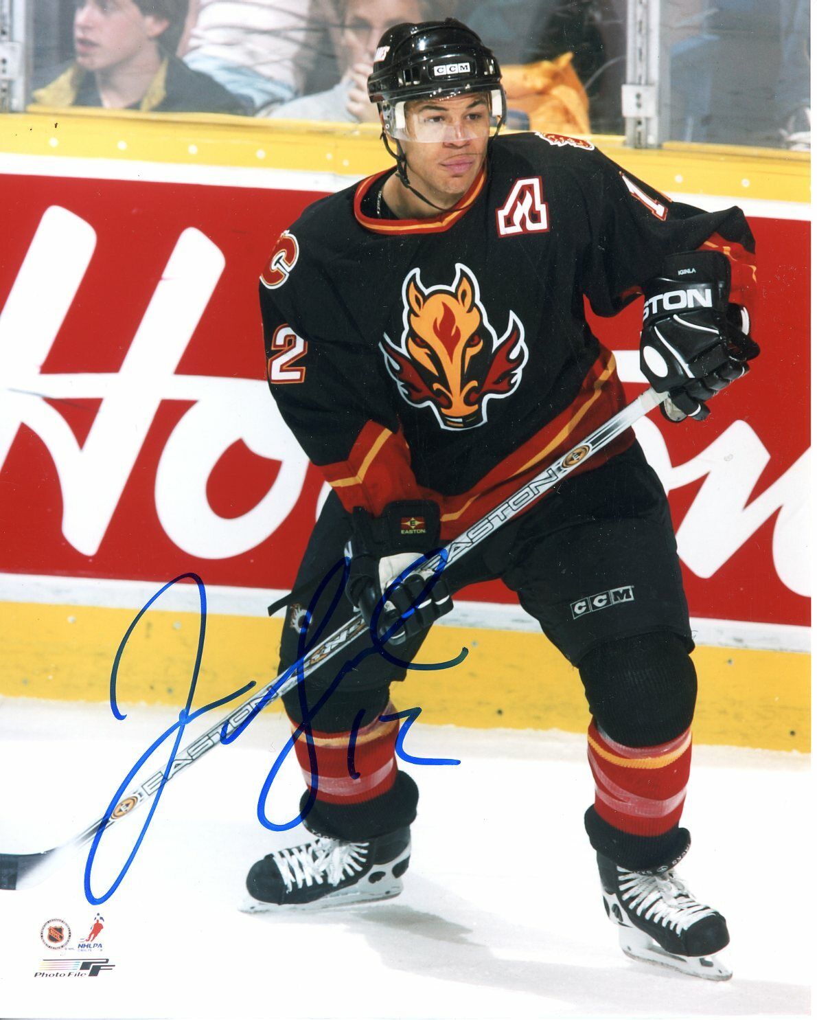 Jerome Iginla Autographed 8x10 Calgary Flames # S310