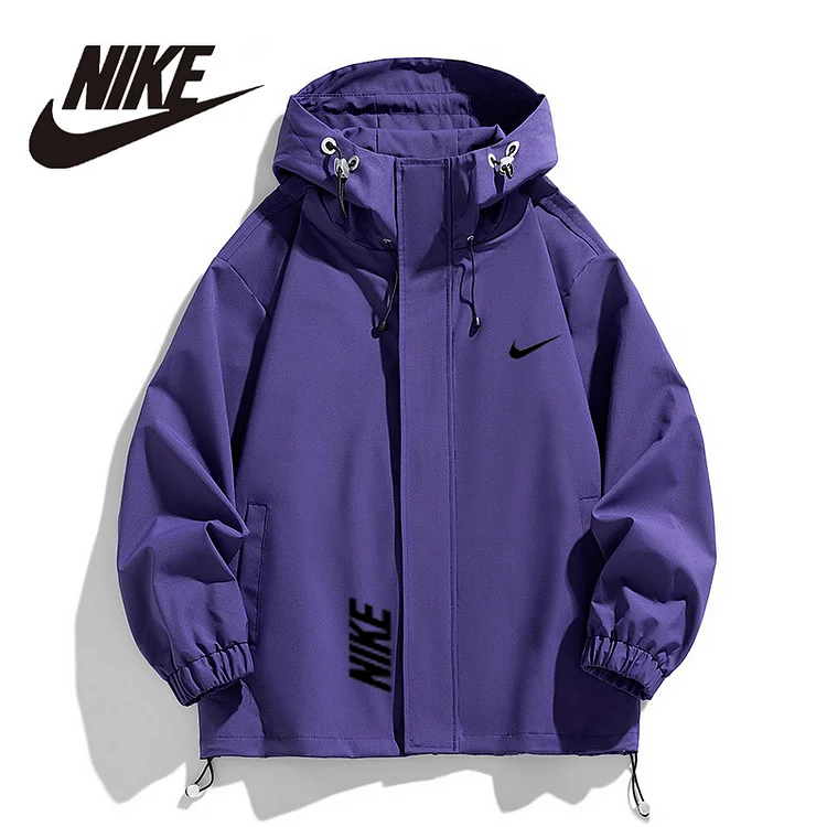 Kurtka wiatr&oacute;wka Nike Spring and Autumn Outdoor, jednowarstwowa, cienka, jednokolorowa, do wspinaczki g&oacute;rskiej, dla par