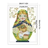 Russian Matryoshka Doll - 14CT Stamped Cross Stitch 29*36cm/11.42*14.17in
