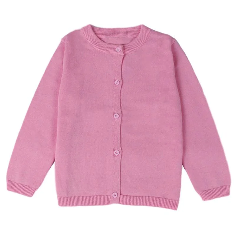 Kids Boys Girls Cardigan Sweaters Spring Autumn Baby Girl Solid Cotton Sweater Jacket Boys Children Knitted Kids Sweaters Girls