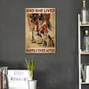 And they lived happily ever after - Vintage Metal Signs - 20*30cm