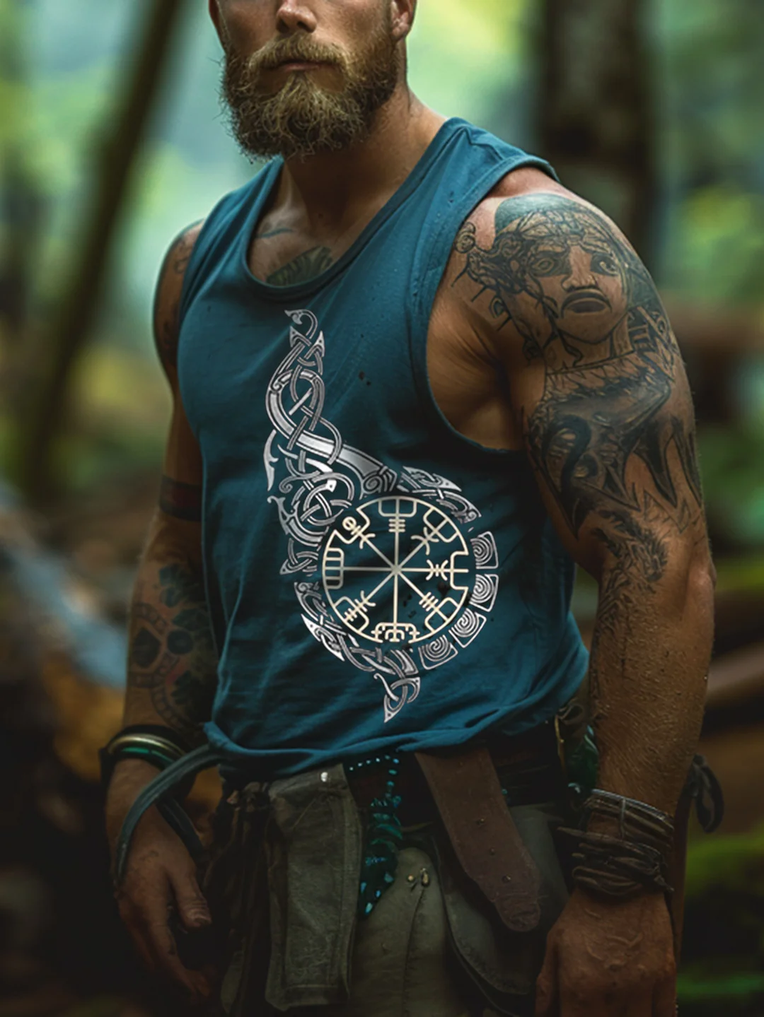 Viking Sleeveless T-Shirt-inspireuse