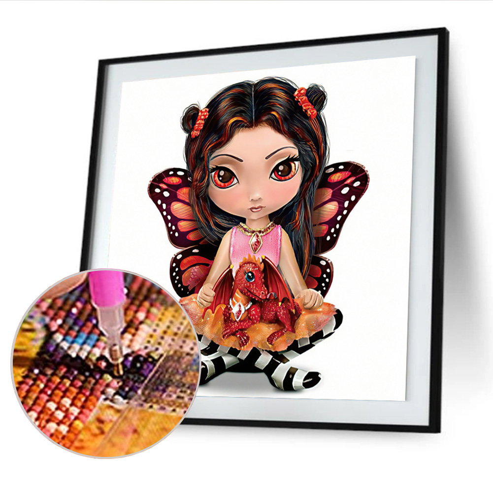 

Multi-Size) Flower Fairy - /Square Drill Diamond Painting, 50x50, 501 Original