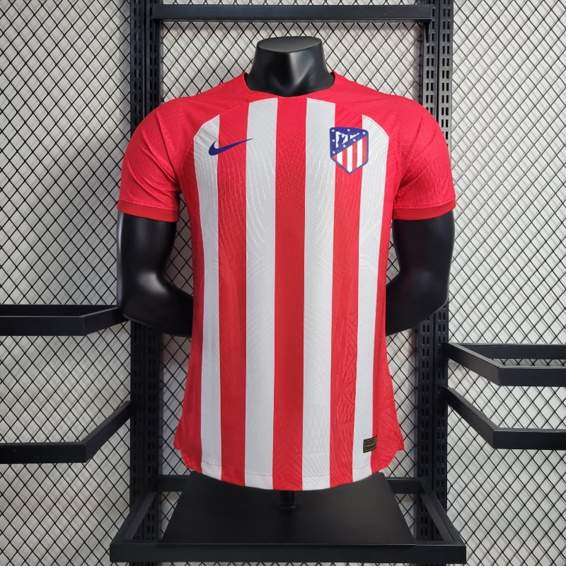 23-24 Player Version Atletico Madrid Soccer Jersey Home