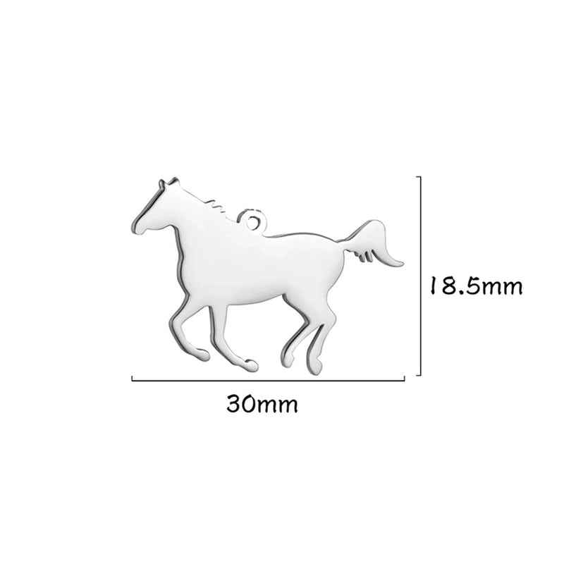 1 Piece 304 Stainless Steel Animal Pendant Jewelry Accessories