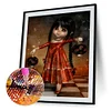 Diamond Painting-5D Full Round Drill  Cartoon Horror Doll
