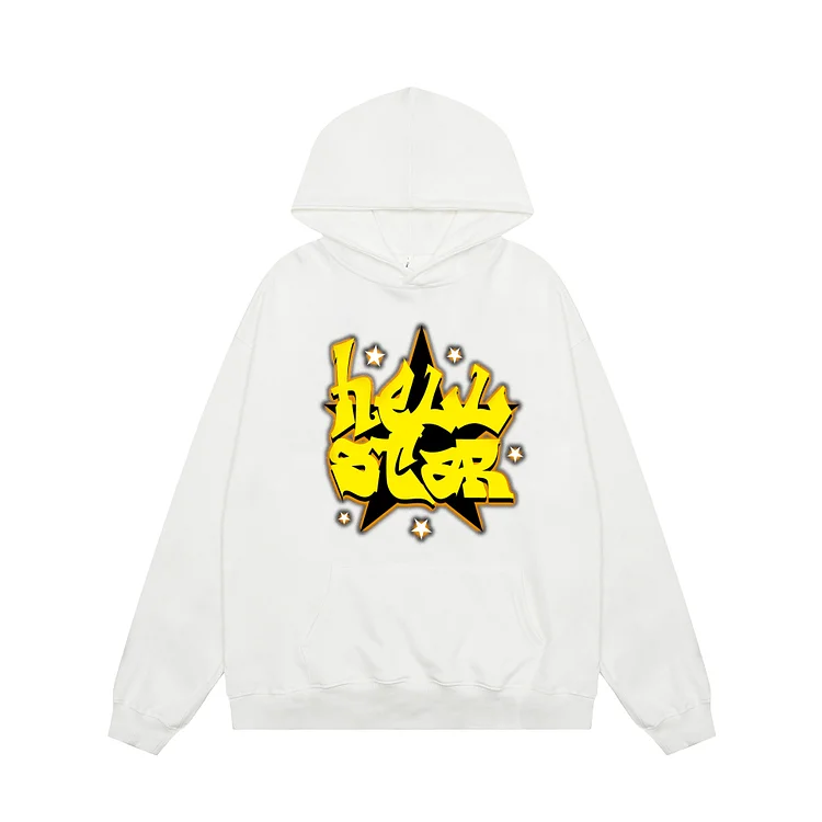 Retro Sweatshirt Letter Print Loose Street Hip Hop Hooded Sweatshirt Jacket at Hiphopee