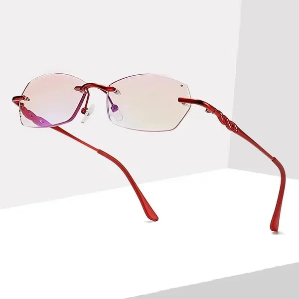 LAST DAY  Sale  $13.99🔥2025 New Sapphire high hardness anti-blue progressive Far And Near Dual-Use Reading Glasses✨