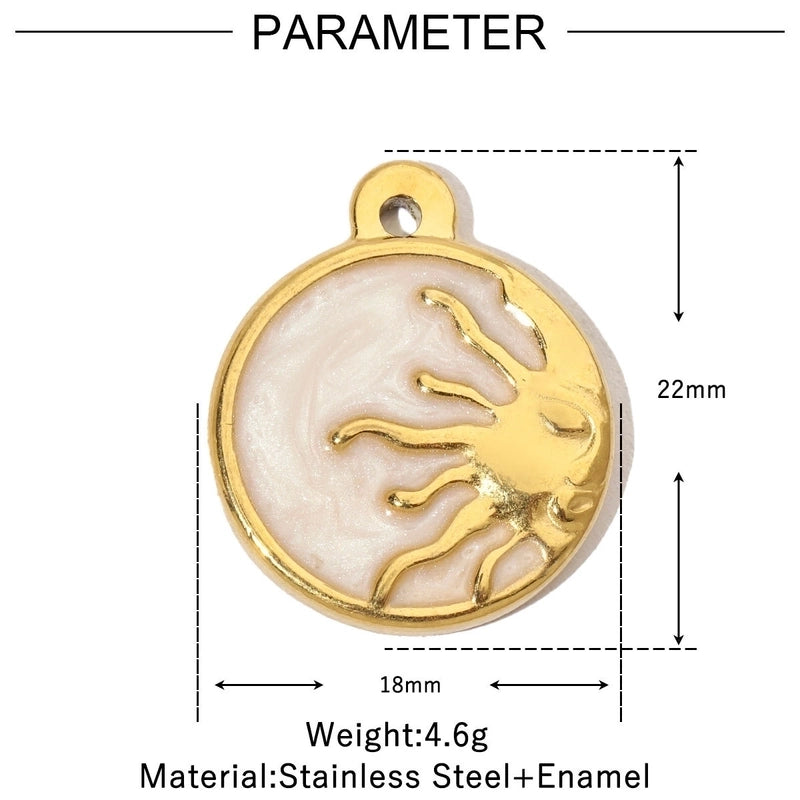 3 PCS/Package 18 * 20mm 18 * 22mm 304 Stainless Steel Geometric Heart Shape Jewelry Accessories Pendant