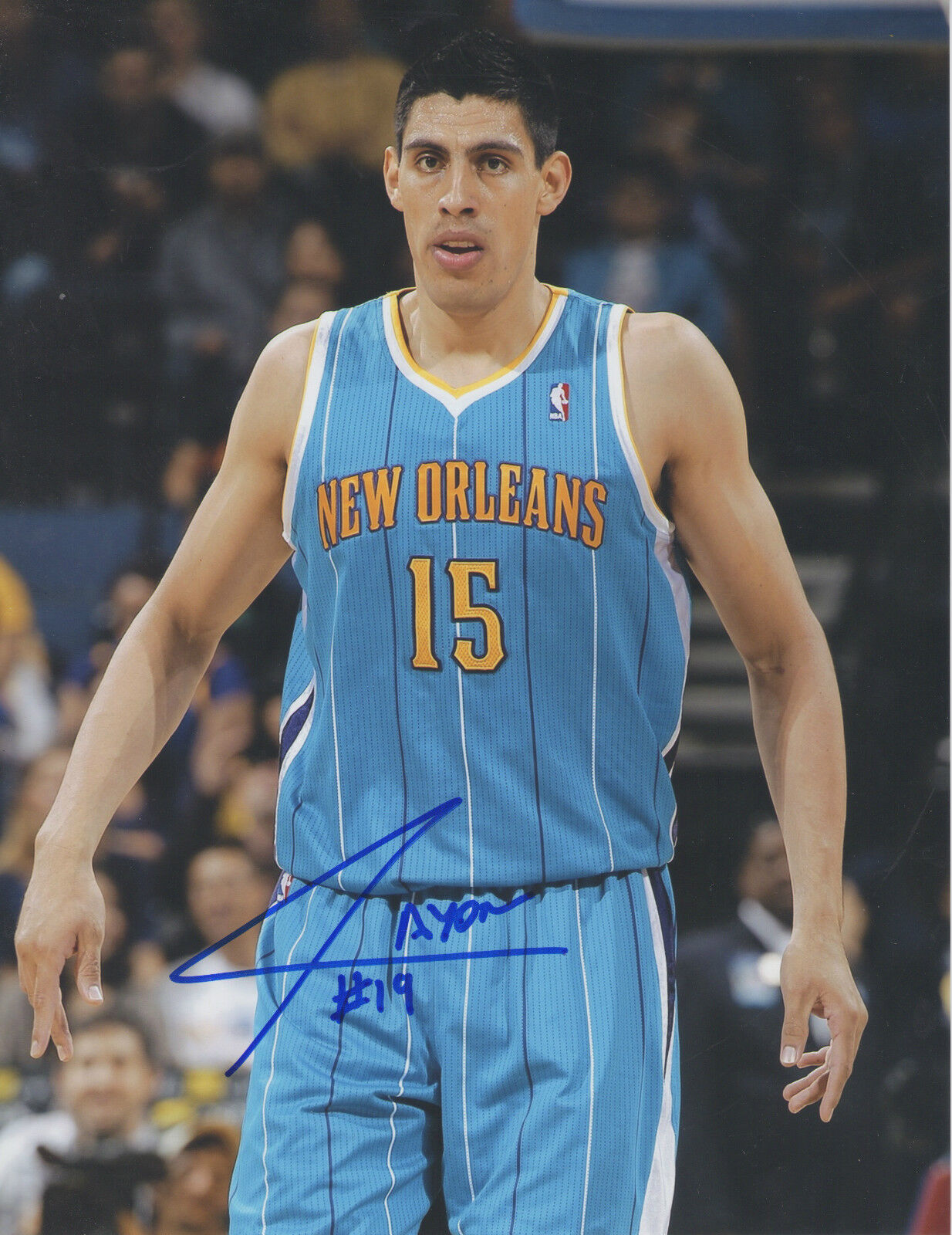 Gustavo Ayon *ORLANDO MAGIC* Signed 8x10 Photo Poster painting COA GFA