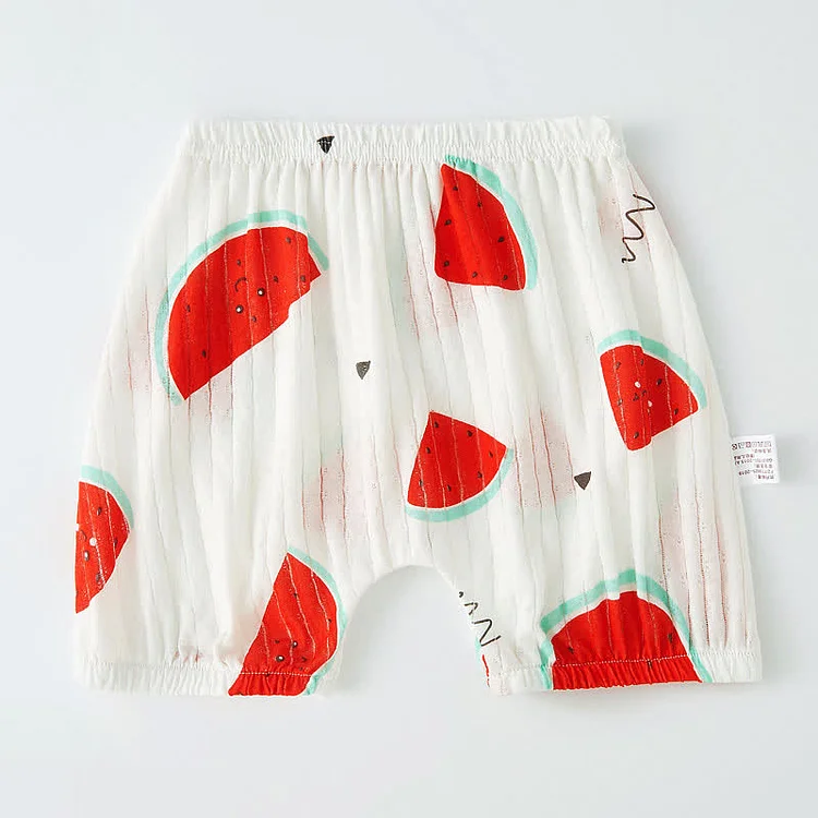 Baby Animal Fruit Casual Shorts