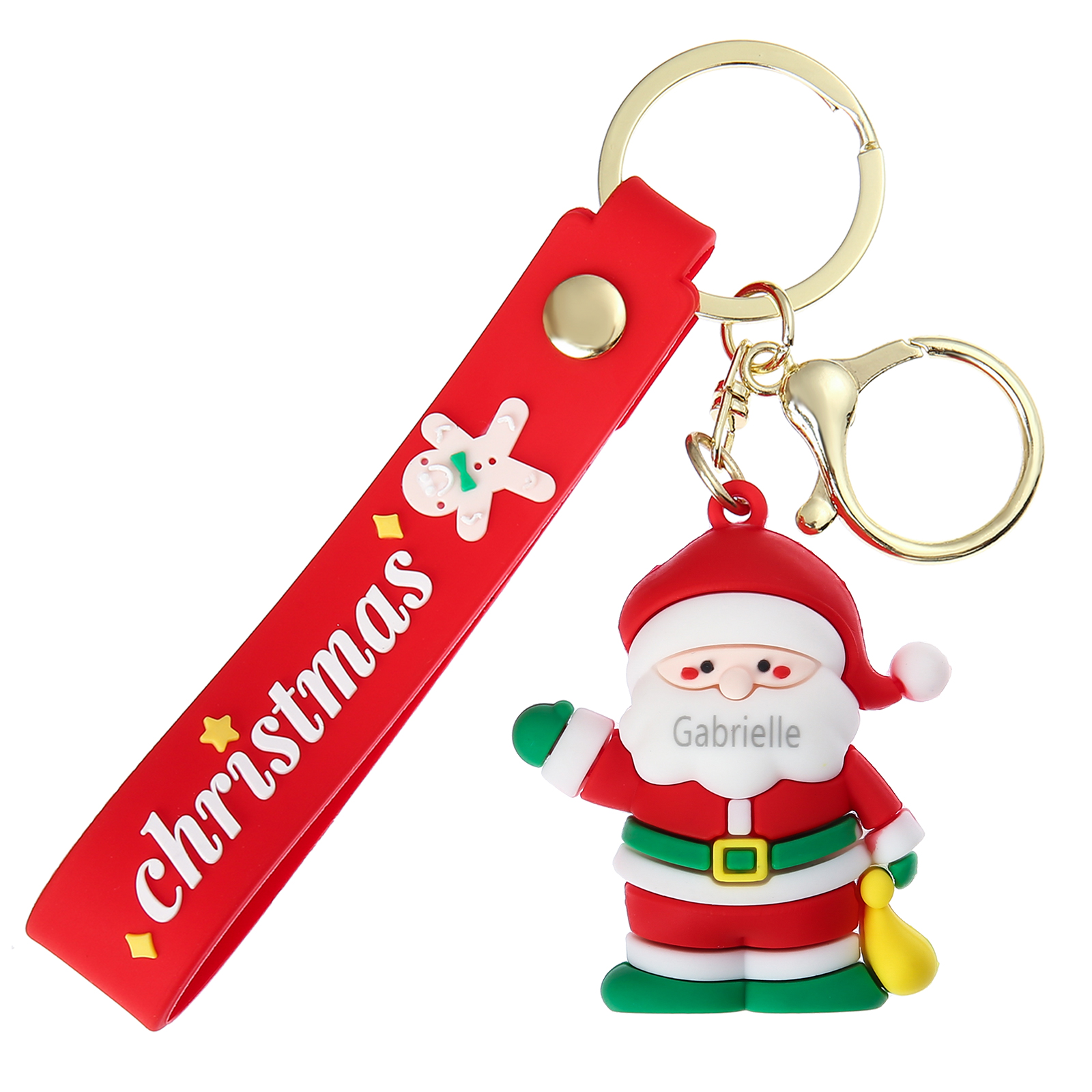 Lot De 12 Porte-clés De Peinture Diamant De Noël 5D à Faire Soi-même - Kit