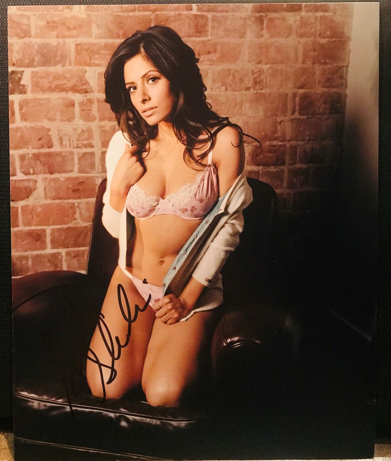 Sarah Shahi Glamour Shot autographed Photo Poster painting signed 8X10 #9 sexy