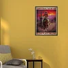 Diamond Painting-DIY Full Round Drill Cowboy Horse