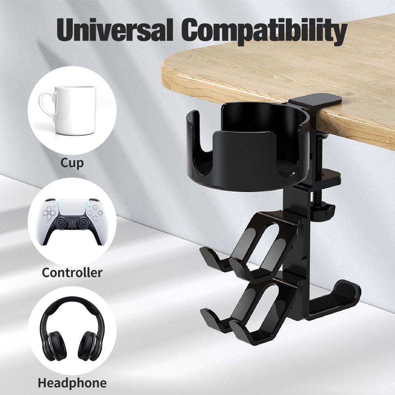 ⚡️FLASH SALE 49% OFF -  Desk Cup Holder & Headphone Hanger- 