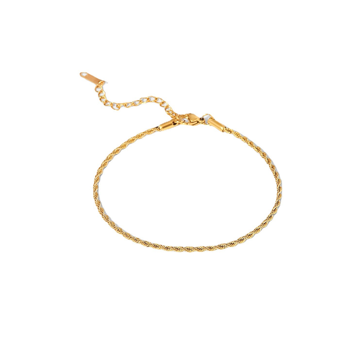 Women Minimalist Geometric 18K Gold Plated Anklets