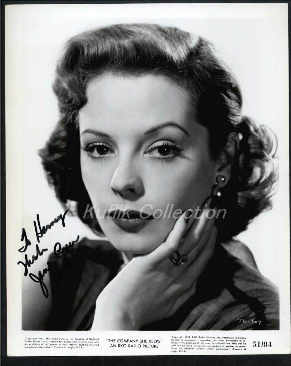 Jane Greer - Signed Vintage Celebrity Autograph Photo Poster painting - Twin Peaks