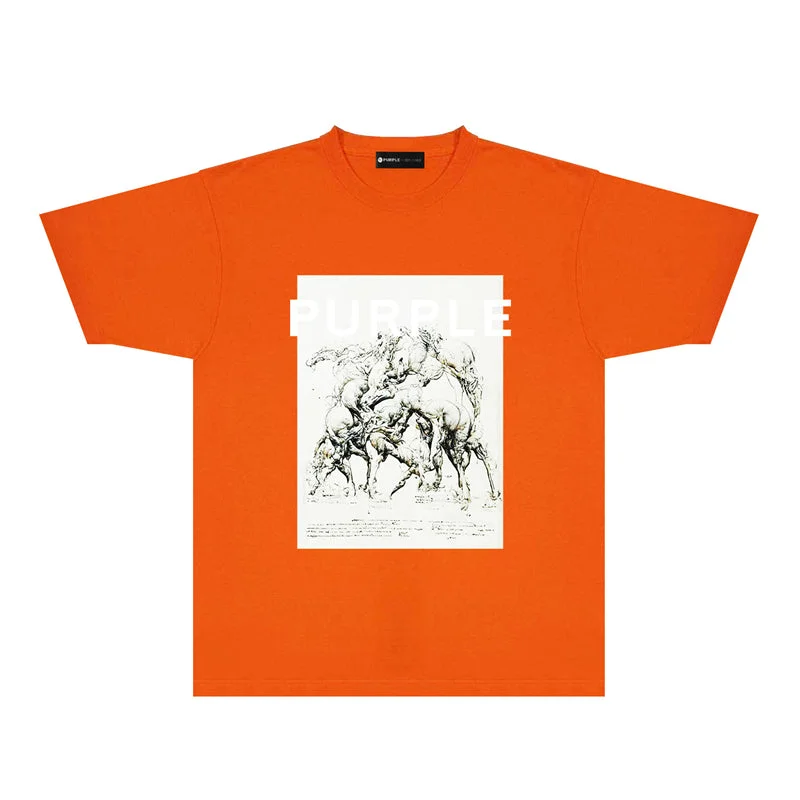 Purple fashion T-shirt