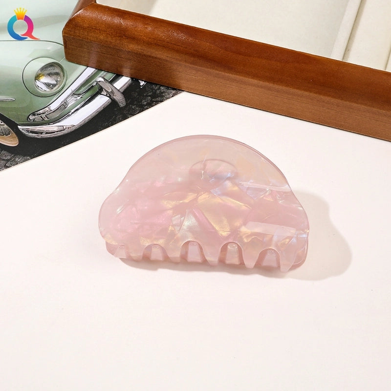 Women’s Minimalist Classic Style Solid Color PVC Hair Claws