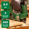 Metabo HPT 18V MultiVolt Cordless 21&deg; Framing Nailer Kit, 3-1/2" Plastic Strip Framing Cordless Nailer, Power Tool with 4.0Ah Lithium Ion Battery, Drives 2" to 3-1/2" Nails, NR1890DRA