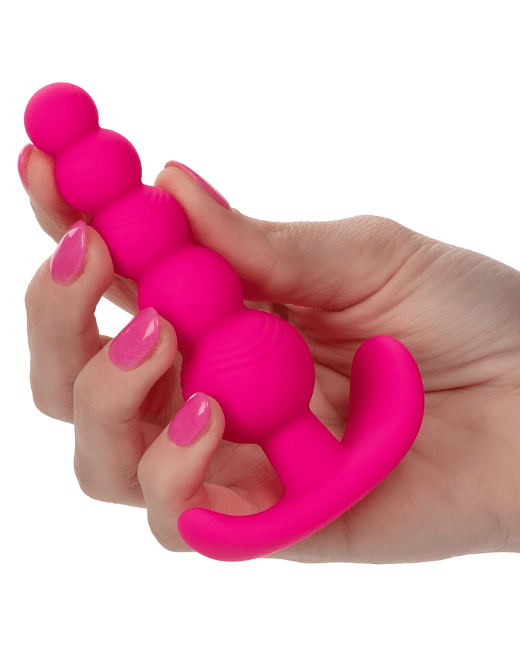 Pornhint Cheeky X-5 Beginner Silicone Anal Beads - Pink