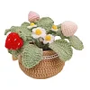 DIY Flower Potted Crochet Kit with Video Tutorial Cute Plants Hand-Knitted Tool