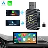 Wireless Carplay Android Auto Adapter Plug&Play USB Car Dongle BT CarPlay AI Box