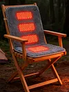 5V USB Foldable Heated Seat Cushion 3-Level Temperature for Camping Office Home