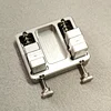Heavy-duty aluminum soldering clamp with temperature-resistant jaw for circuit board mounting