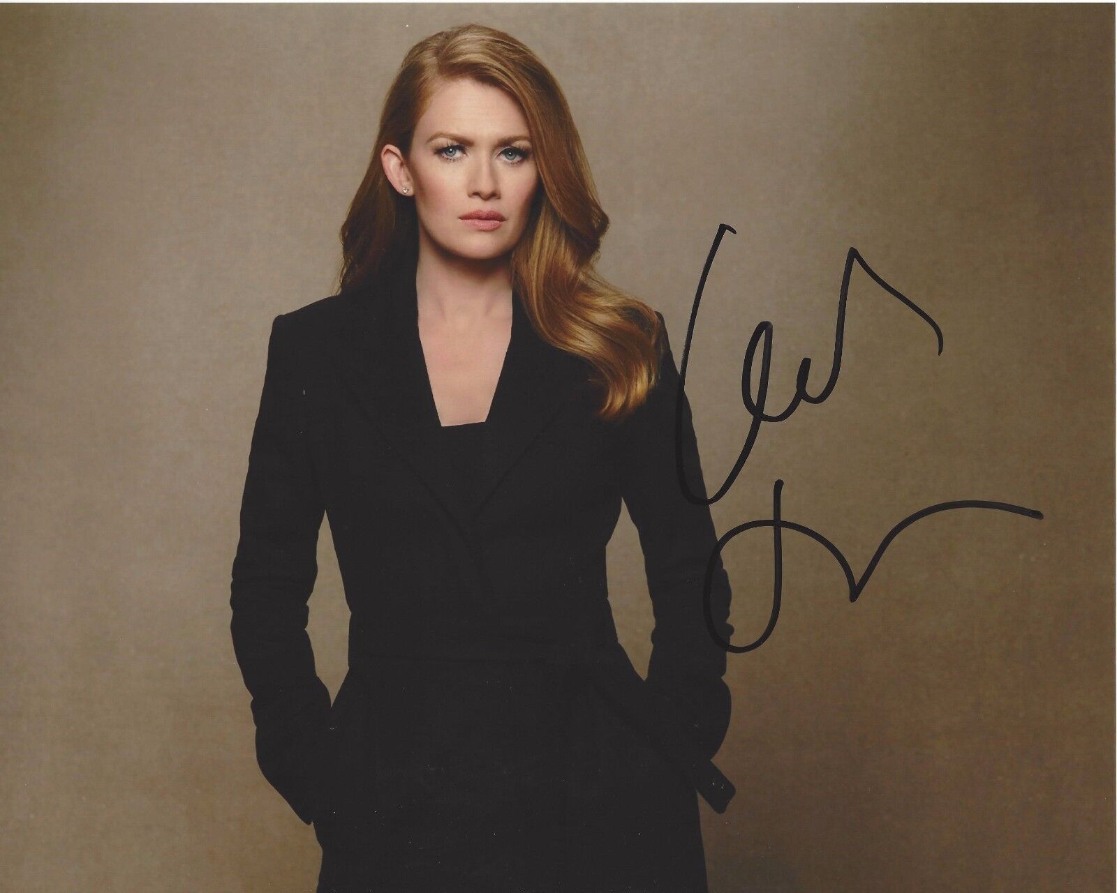 ACTRESS MIREILLE ENOS SIGNED THE KILLING 8X10 Photo Poster painting A W/COA CATCH WORLD WAR Z