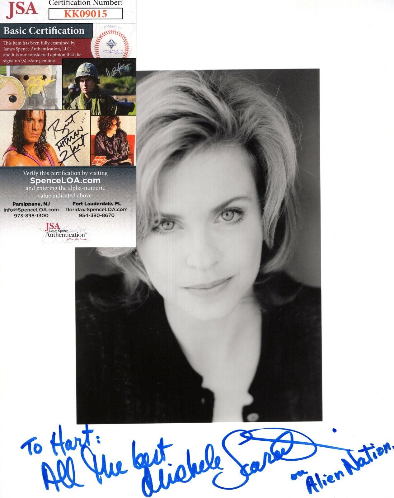 Michele Scarabelli Alien Nation Actress Hand Signed Autograph 8x10 Photo Poster painting JSA COA