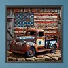 Vintage Truck 5D DIY Diamond Dots Painting Kit Abstract Canvas Art 35x35cm