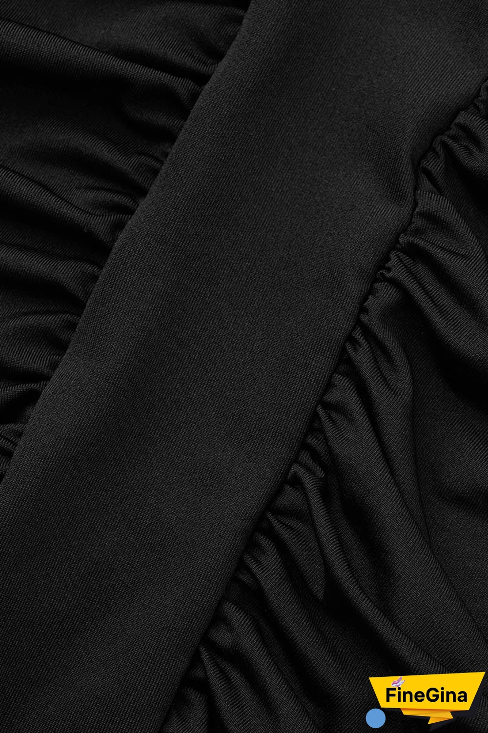 Blue Sexy Solid Fold Turndown Collar Pencil Skirt Dresses