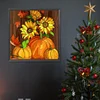 Diamond Painting -DIY Round Drill Pumpkin and Sunflower